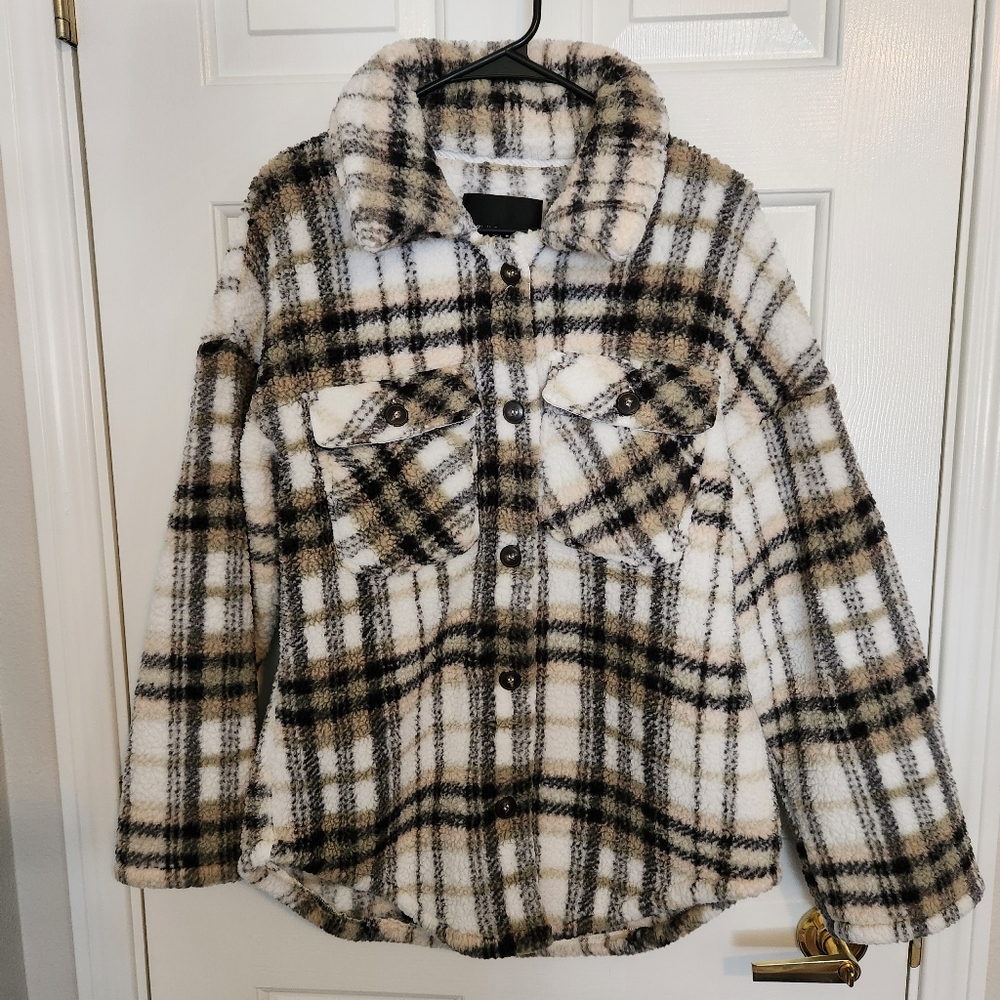 Fashion Nova Sherpa Shacket